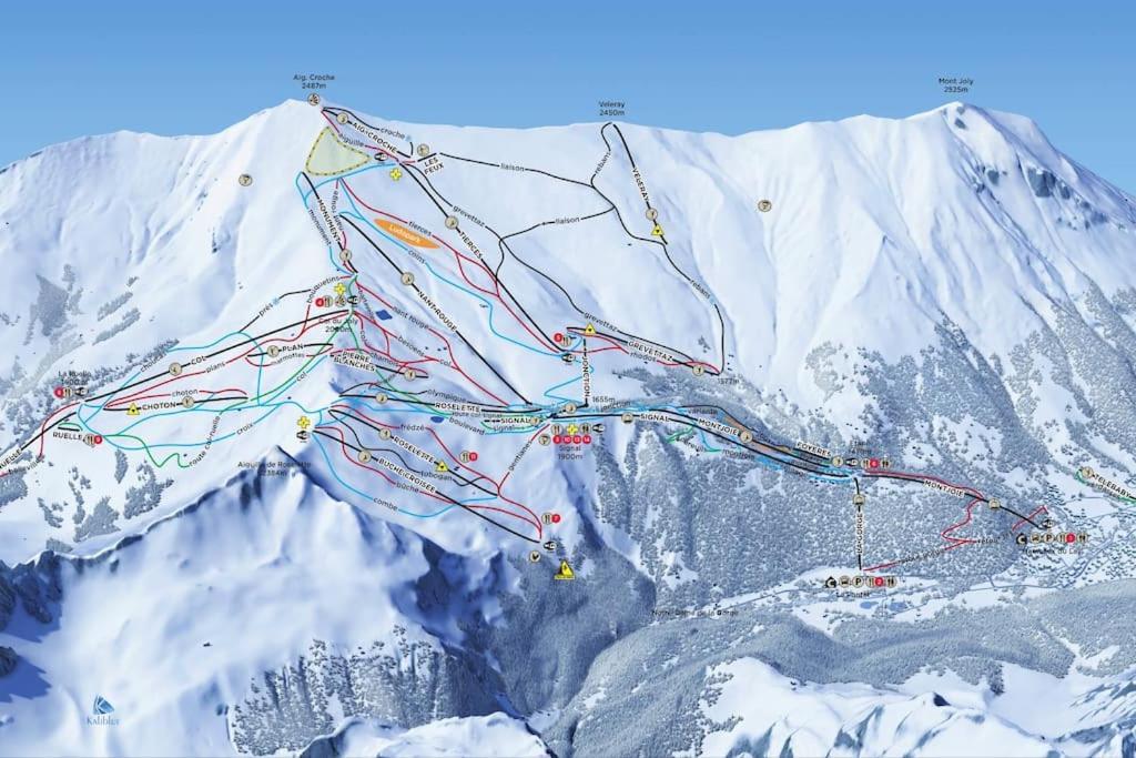 Studio Agreable Les Contamines-Montjoie Bagian luar foto